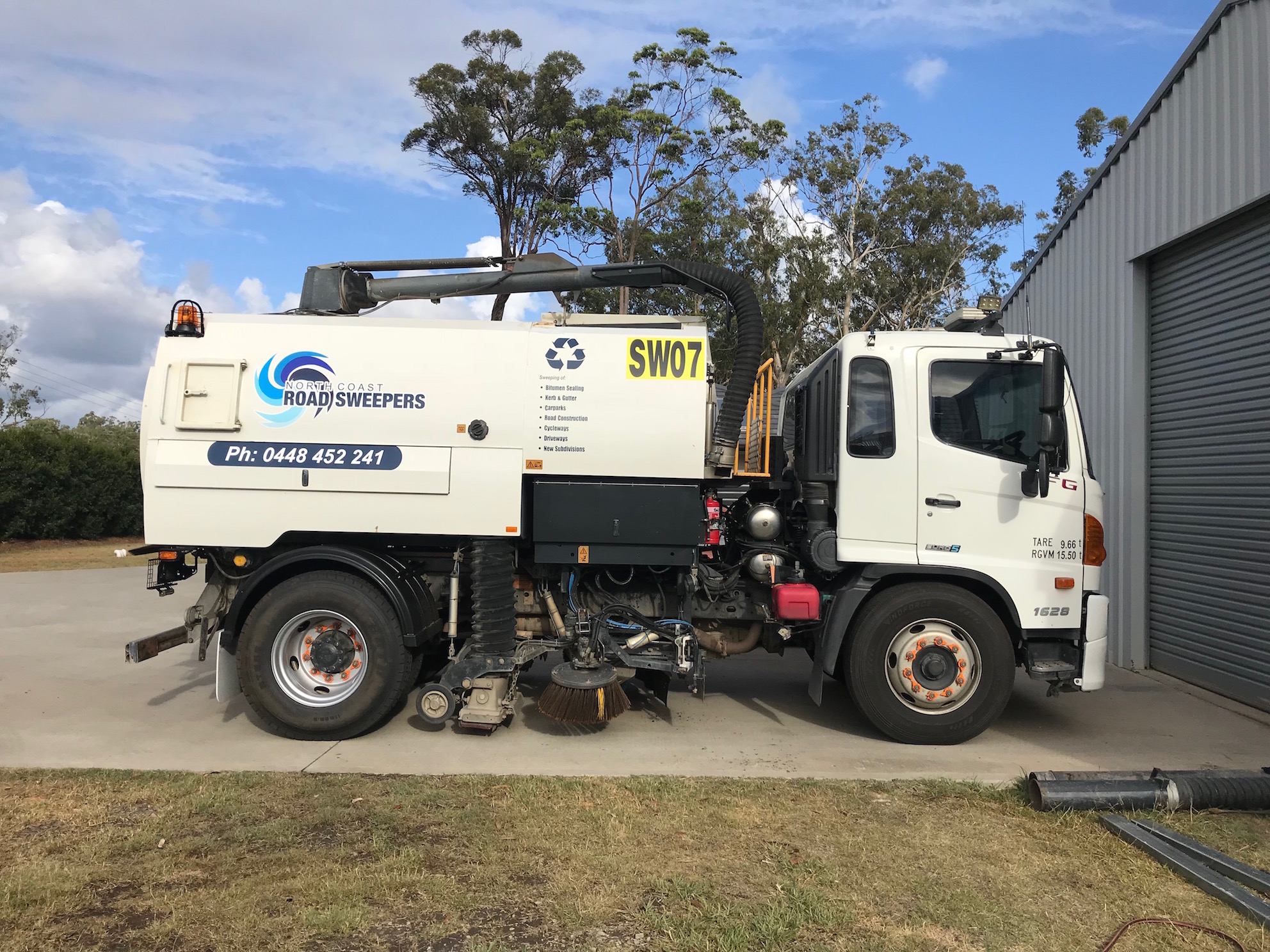 Road & Street Sweepers For Hire North Coast Road Sweepers